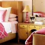 Colourful bedrooms - Luscious bedroom with pink and yellow tones