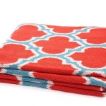 Tangerine throw in Moroccan print from Adore Online