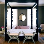 Decorating with mirrors - Bedroom canopy-domino magazine