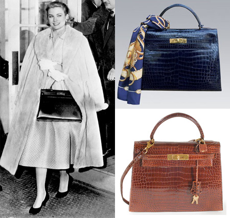 Grace Kelly with her Hermes Kelly bag