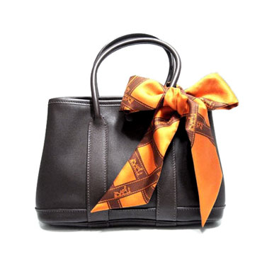Hermes garden bag with scarf