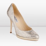 Jimmy Choo heels - Ailsa champagne silver bling
