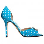manolo-blahnik-spring-summer-2011 polka dot shoes in blue