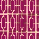 Geometric prints - Walls Violet VOILE