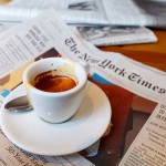 A luscious life - luscious coffee and newspaper