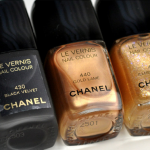 Chanel nailpolish black and gold
