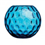 Homes-wishlist-round blue glass Vases