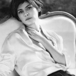 Audrey Tautou in white shirt
