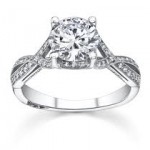 Diamond engagement ring pictures