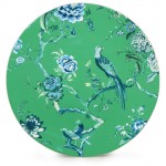 chinoiserie accessories - green plate