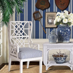 stuart membery home - blue and white furniture