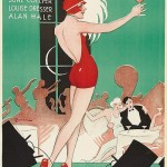 Not Quite Decent 1929 poster - Art Deco fashion illustration
