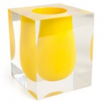Jonathan Adler Bel Air Scoop Vase Yellow