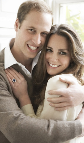 Prince William Kate Middleton Official engagement photo by Mario Testino