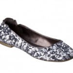 Womens Mossimo Ona Sequin Ballet Flat - Pewter from Target