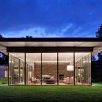 Images of modern houses in a garden setting