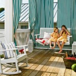 Beach house interiors pictures - bigelow-striped-porch