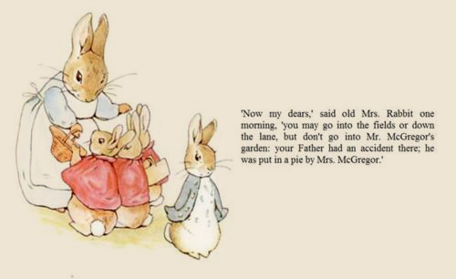 peter rabbit beatrix potter - images from childhood