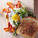 comfort food - bacon and egg sandwich