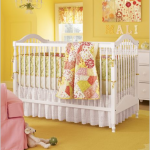 Beautiful baby nurseries - yellow-paint-baby-room