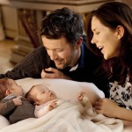 Royal baby photos - Mary and Frederik of Denmark with newborn twins