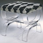 Images of lucite crystal and glass - lucite Mambo Bench