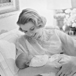 Royal baby pictures - Prince Albert of Monaco with mother Grace Kelly