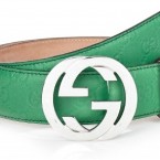 Gucci green belt