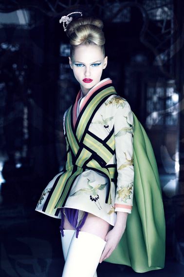 INSPIRED BY ASIA: Dior Spring Summer 2007 Haute Couture Collection by Patrick Demarchelier 2007