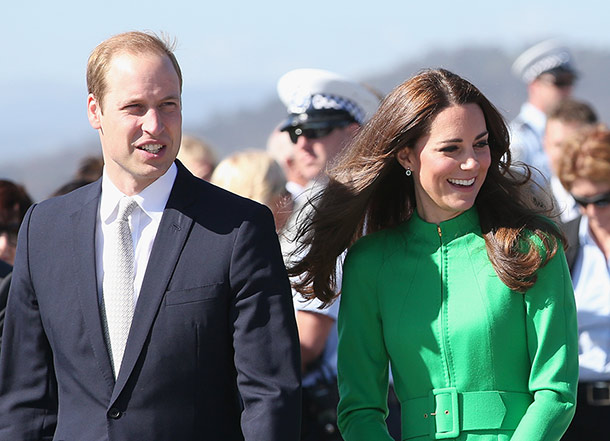 DUCHESS STYLE: Prince William and the Duchess of Cambridge at the National Arboretum in Canberra