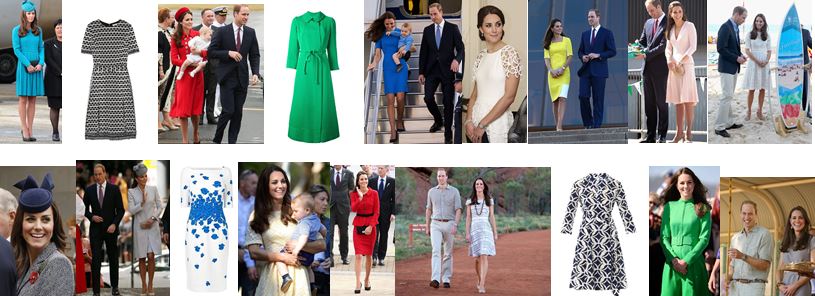 PHOTOS Royal tour - April 2014- Summary of Kate Middleton outfits - see all her clothes