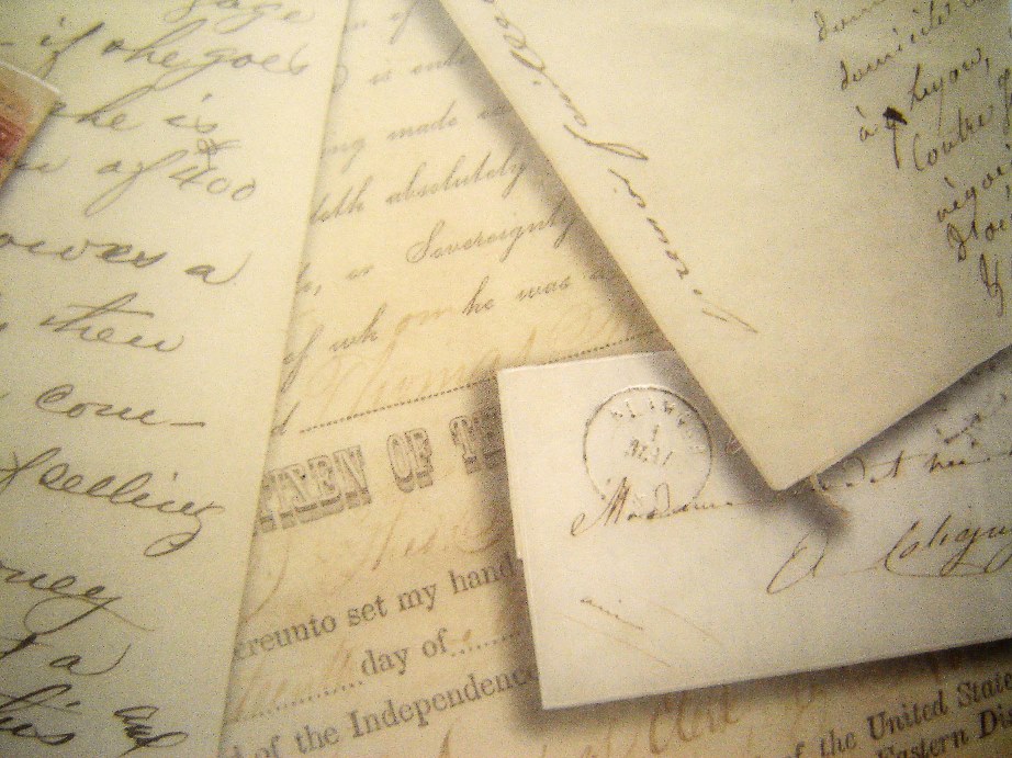 Literary lusciousness - a pile of old manuscripts via myLusciousLife.com