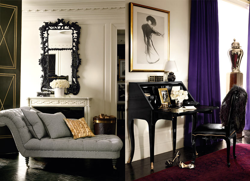 Glamorous home: Ralph Lauren Home – Apartment No. One Collection